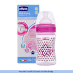 Well Being Slow Flow Baby Bottle 150ml 0M+ Pink