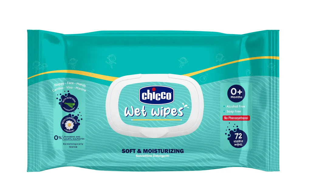 Wet Wipes Fliptop Pack of 1 72 Pcs