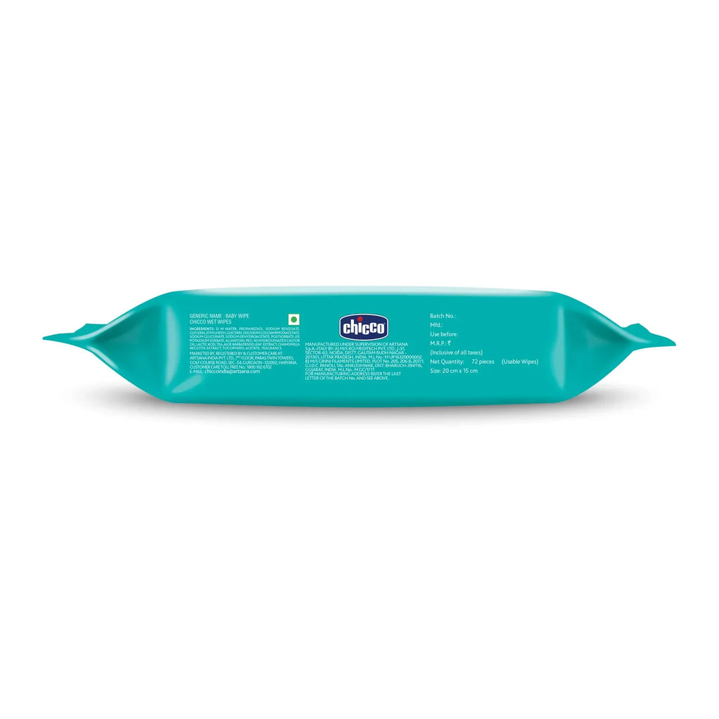 Wet Wipes Fliptop Pack of 1 72 Pcs