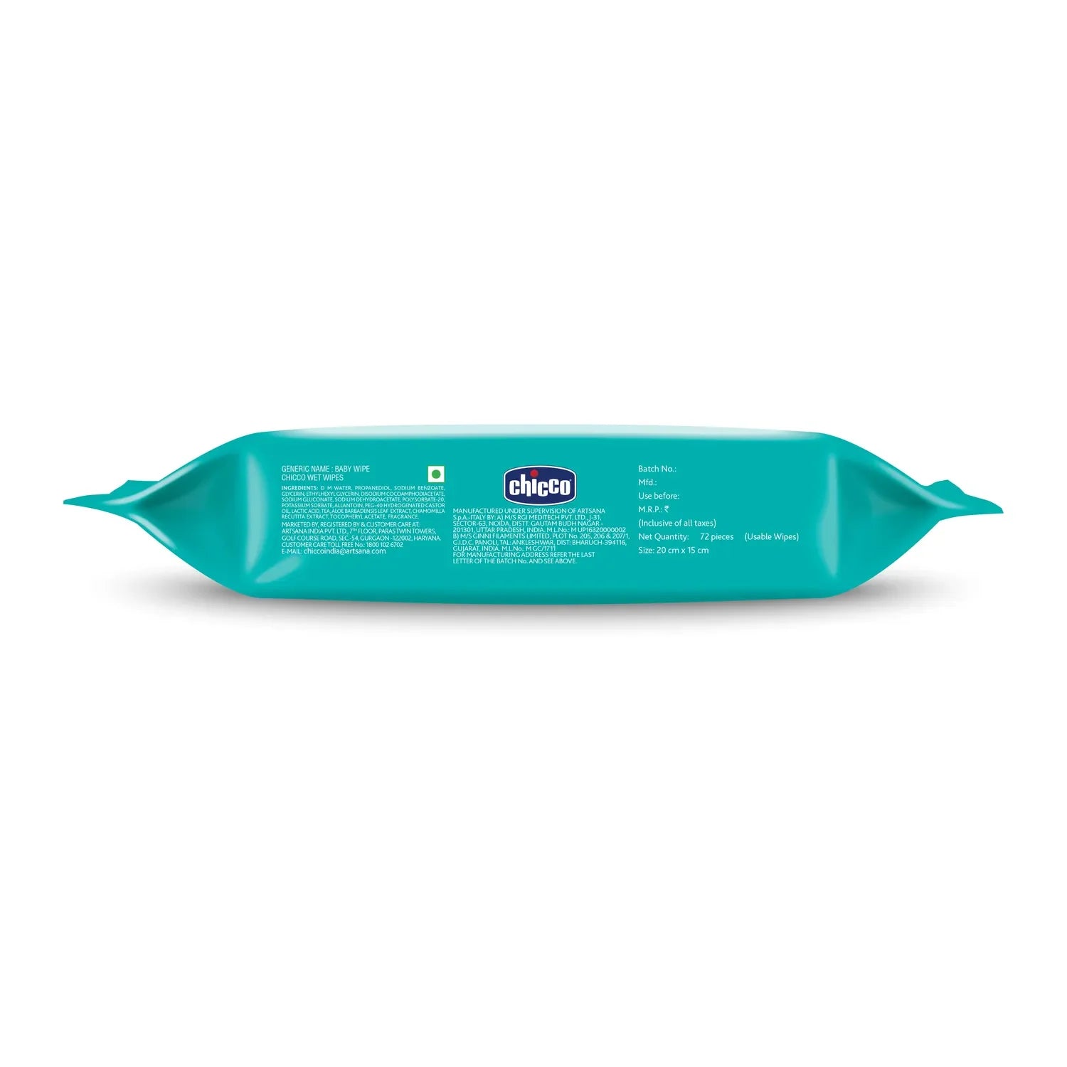Wet Wipes Fliptop Pack of 1 72 Pcs