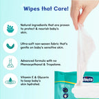Wet Wipes Sticker Pack of 2 144 Pcs