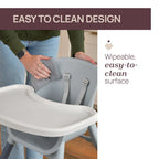 Zest Highchair Moon Grey