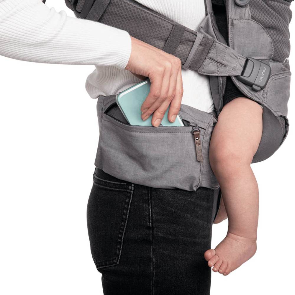 Nuna Cudl Clik Baby Carrier-4 Carry Positions-Innovative Leg Openings-For 0 to 3Y (Upto 16Kg) -  Denim