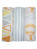 Abracadabra Swaddles (Set of 3) Hot Air Balloon