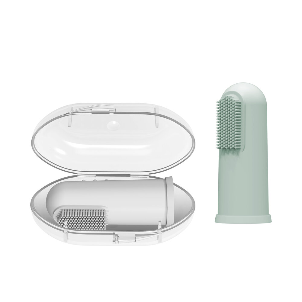 Dr. Brown's Dr. Browns Silicone Finger Toothbrush With Case - 2 Pack