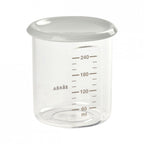 Beaba Tritan Storage Container - Ideal Airtight Container for Storing Baby and Toddler Meals with Graduation Measuring Scale, Leakproof, Wide Opening, BPA Free, 240ML