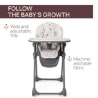 Polly Easy High Chair Woodland