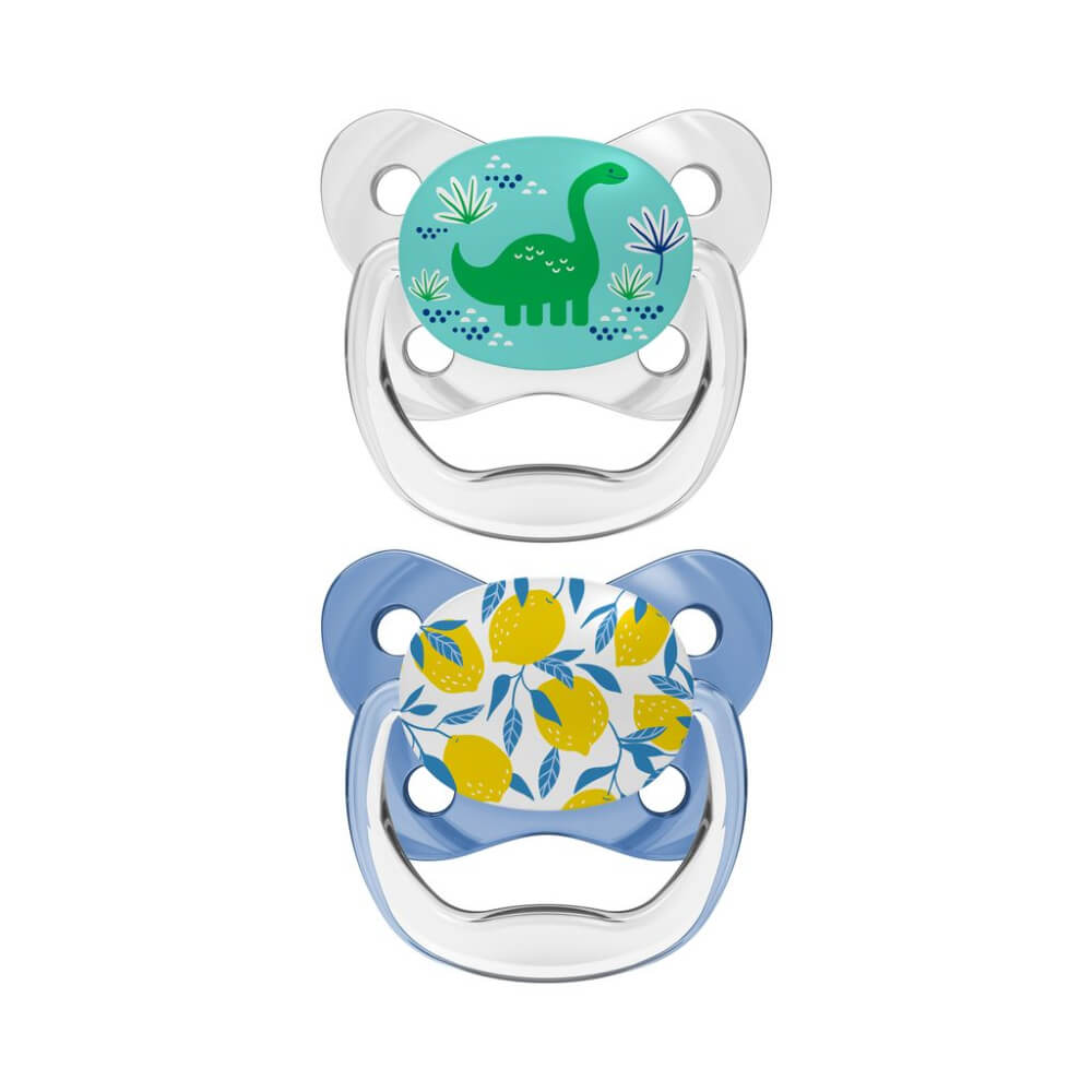 Dr. Brown's Prevent Glow in the Dark Butterfly Shield Soother Stage 2 - Pack of 2